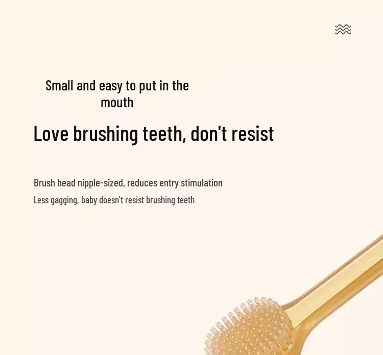 Upgraded Soft Silicone Baby Toothbrush & Tongue Scraper for 0-18 Months - Includes Storage Box