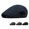 Берет мужской женский осенне-зимний вязаный бархатный теплый колпак британский форвард кепка художника