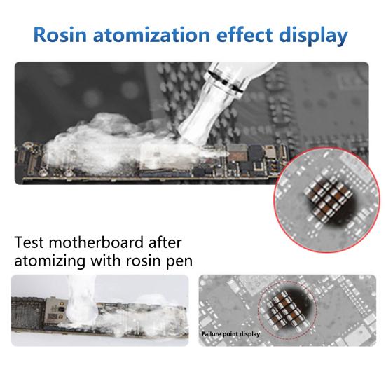 Распылитель канифоли с функцией автоматической остановки, быстрый нагрев, простота в эксплуатации, ремонт телефона, ABS, антикоррозийный детектор короткого замыкания, мастерская