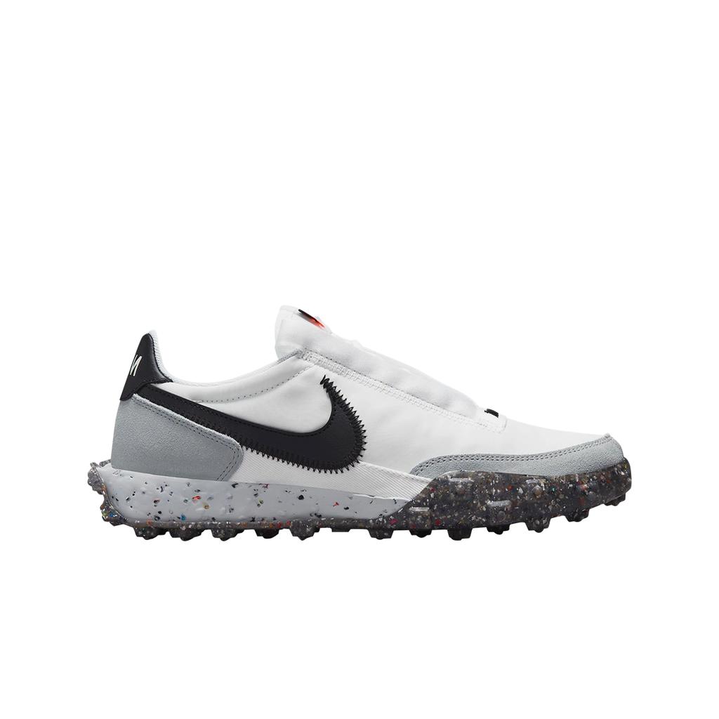(w) Nike Waffle Racer Crater Summit White Black