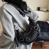 Retro Denim Crossbody Bag American Style Casual Tote Bag Leisure Handbag  Lady