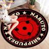 Anime Naruto Round Carpets for Living Room Rugs Soft Flannel Floor Area Rug Bedroom Carpet Mat for Children Kitchen Rug