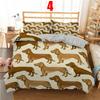 Cute Cartoon Bedding Set 2/3pc 3d Dachshund Animal Duvet Cover Set With Pillowcase Bedclothes Luxury Home Decor For Kids Gift