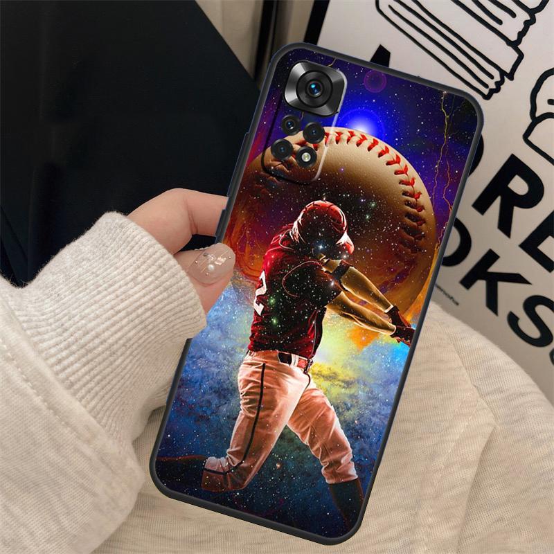 Baseball Cover For Xiaomi Redmi Note 14 12 11 10 13 15 Pro Plus Case For Redmi 15 15C 14C 10C 12C 13C