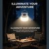 Waterproof Solar Camping Lights USB Rechargeable Rechargeable Light  Emergency Use