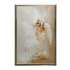 Angel In Flowers Angel In Flowers, 70X100 Cm, Wooden Frame Light Oak, Matte Paper 230 Gsm