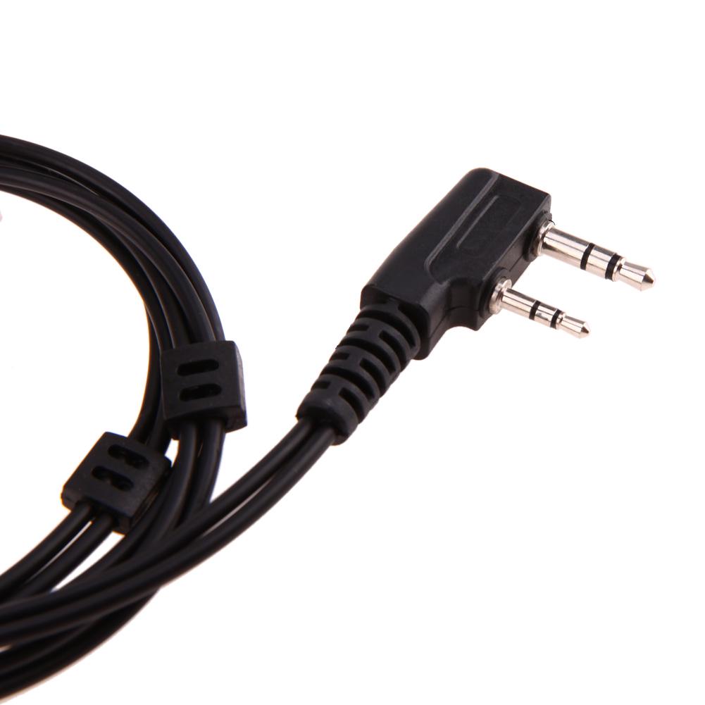 Для раций Baofeng Kenwood UV-5R Микрофон Наушник Вкладыш Наушник Наушники 2-контактный Скрытый Акустический Трубочный Наушник Гарнитура Микрофон