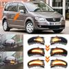 Для VW Volkswagen Touran 2003, 2004, 2005, 2006, 2007, 2008, 2009, 2010, светодиодный динамический указатель поворота, боковое зеркало, последовательный поворотник.