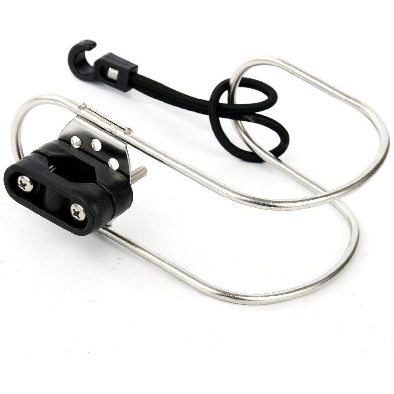 Кронштейн-подкова из нержавеющей стали Amarine, держатель для спасательных кругов, пластиковый колодец (1 шт-серебро)