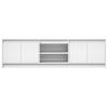 Vidaxl Szafka Tv Z Led, Biała, 180X34X50 Cm, Materiał Drewnopochodny