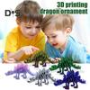 3D Printed Dinosaur Statue Stegosaurus Ornament with Flexible Joints Dinosaur Figurine Photography Prop Desktop Decoration