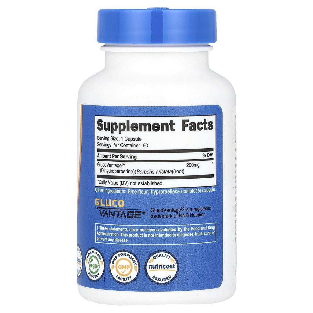 Dehydroberberine, 200Mg, 60 Capsules