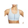 Swoosh Dri-Fit Зимняя коллекция Средняя поддержка Удобный Свежий Стильный Приятный к коже Спортивный бюстгальтер Женское нижнее белье Светло-голубой FN2732-423