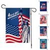 Патриотический флаг One Nation Under Welcome Garden Flag Inch Двусторонний баннер для украшения улицы в честь Дня независимости и Дня памяти