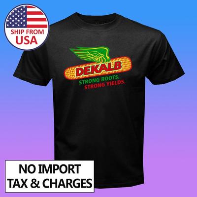 Мужская черная футболка Dekalb Farm Corn Seed Размеры S-5XL