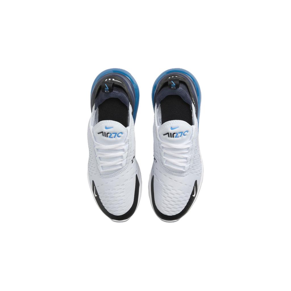 Nike Air Max 270 GS Football Grey Thunder Blue Kids Sneakers Photo-Blue Black 943345-033
