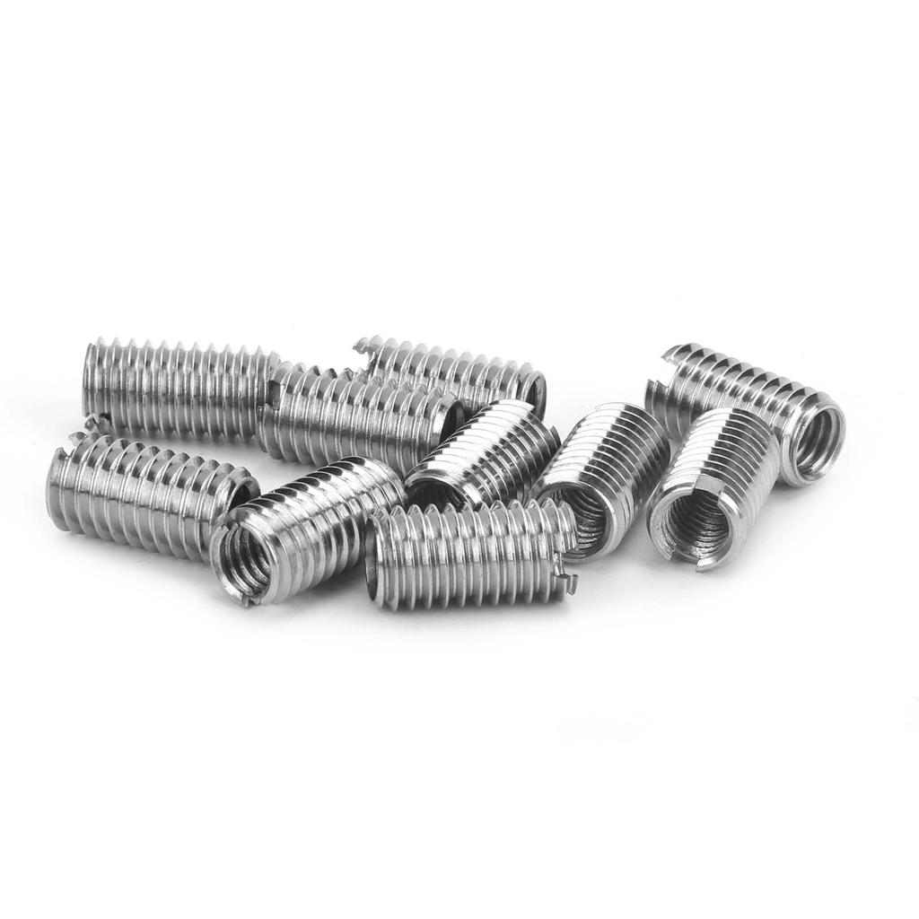 10Pcs Thread Inserts Male Female Reducing Nut Stainless Steel Repair Tool Industrial Hardware