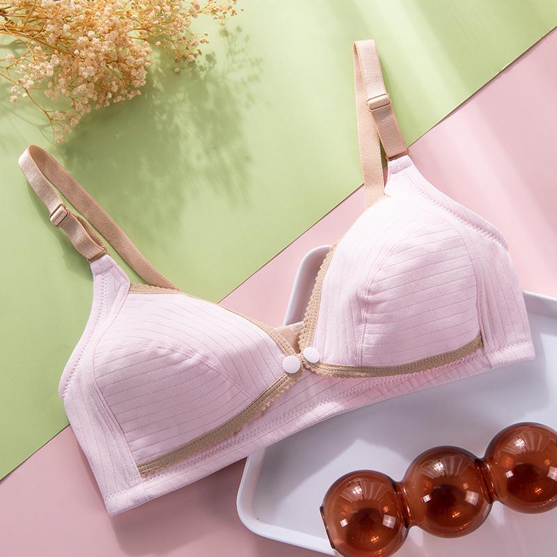 Беспроводной бюстгальтер для кормления большого размера - Застежка спереди, Дышащий, Предотвращающий провисание, Поддерживающий