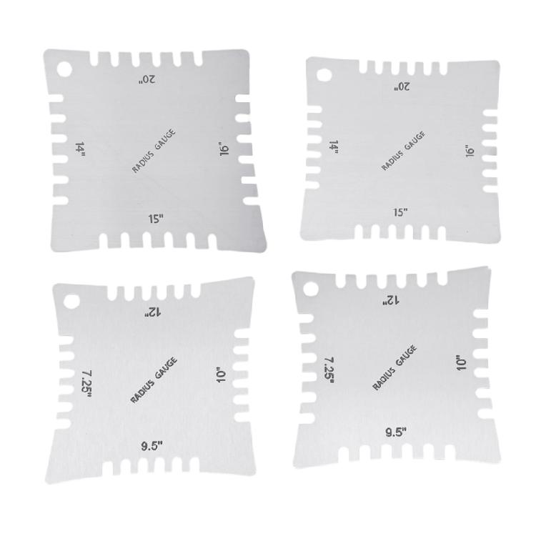 Высокоточные измерители радиуса грифа гитары с гладким дизайном предотвращают царапины, подходят для настройки и обслуживания