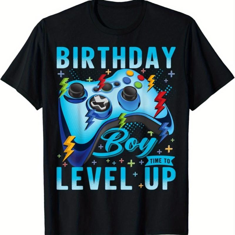 Cotton Gamer Boy Tshirt Unisex Gamepad Graphic Tees Fashion Casual Oversized Short Sleeve Tops Round Neck Streetwear Tshirt