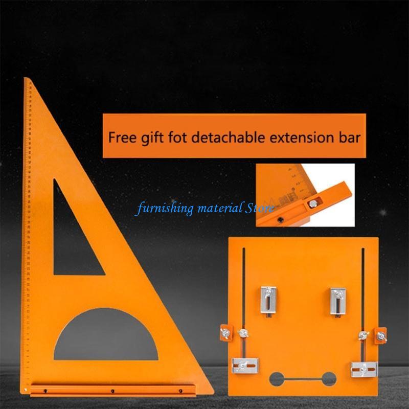 Y5GD Столярный угольник 90 градусов Треугольная линейка Алюминиевый