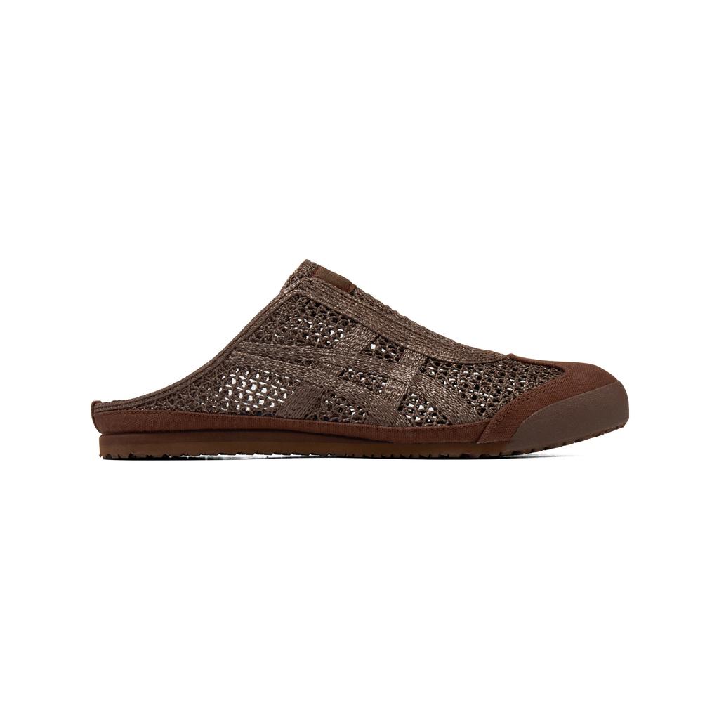 ONITSUKA TIGER Mexico 66 Сабо Дышащие Модные Повседневные Шлепанцы с Открытым Носком Унисекс Шлепанцы Темно-Коричневый 1183C123-202