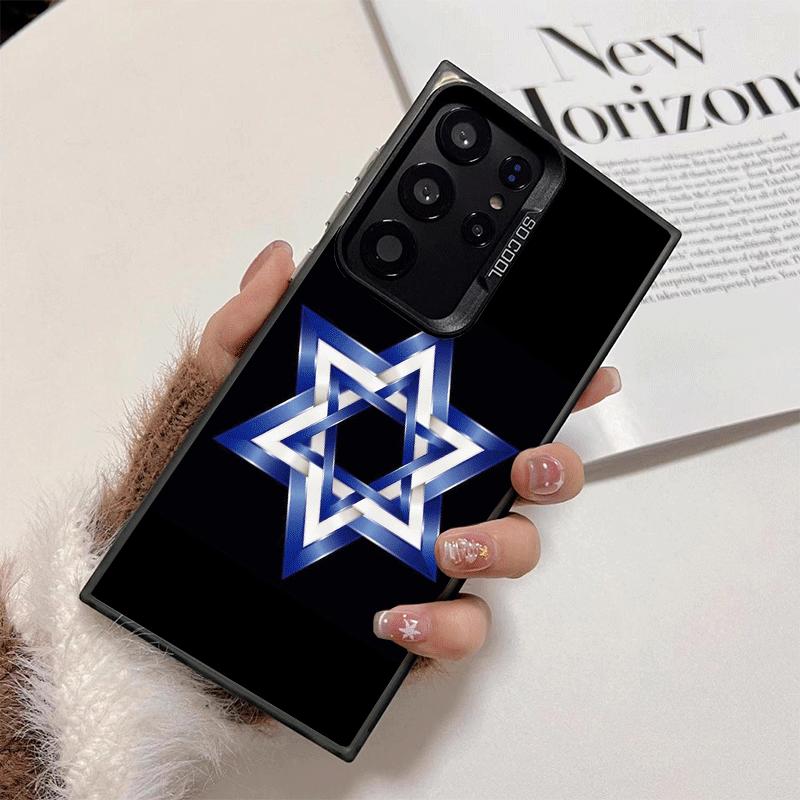 Чехол для телефона David Jewish Star Symbol Ударопрочный для Samsung Galaxy S26 Edge S25 Ultra S24 FE S23 Plus S21 Чехол Противоударный Fundas