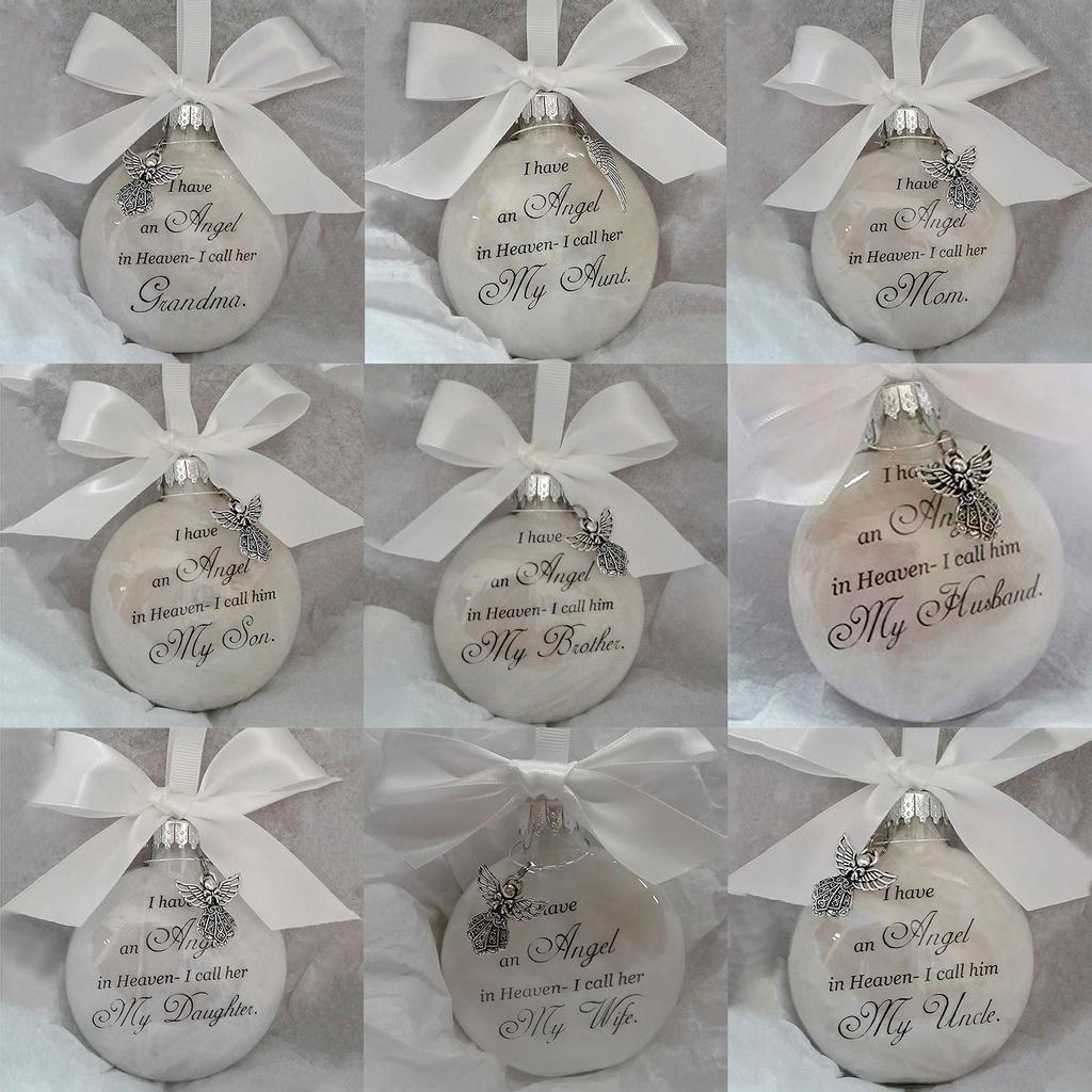 Перо Мяч Ангел На Небесах Орнамент Рождественское Украшение Памяти