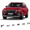 Глянцевый черный логотип TUCSON, наклейка на капот автомобиля для TUCSON N LINE, Стайлинг автомобиля, эмблема TUCSON, значок, наклейка Hyundai, наклейка