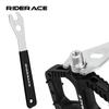 Bicycle Pedal Removal Wrench Extra Long Handle Sturdy Durable Mountain Road Bike Pedal Spanner Install Repair MTB Repair Tool