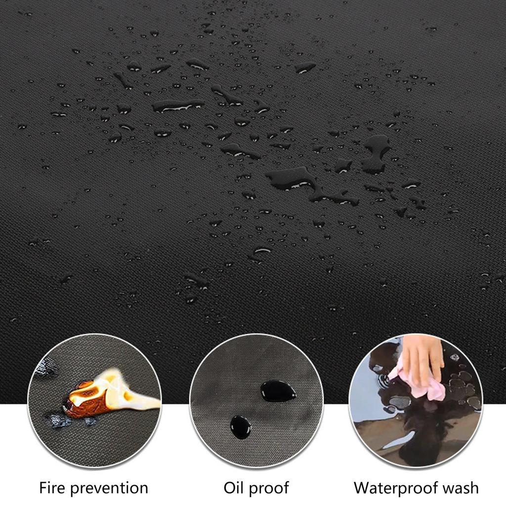 Огнезащитный изоляционный барьер Термостойкая огнеупорная подкладка 3 размера Защищает поверхности от экстремальных температур