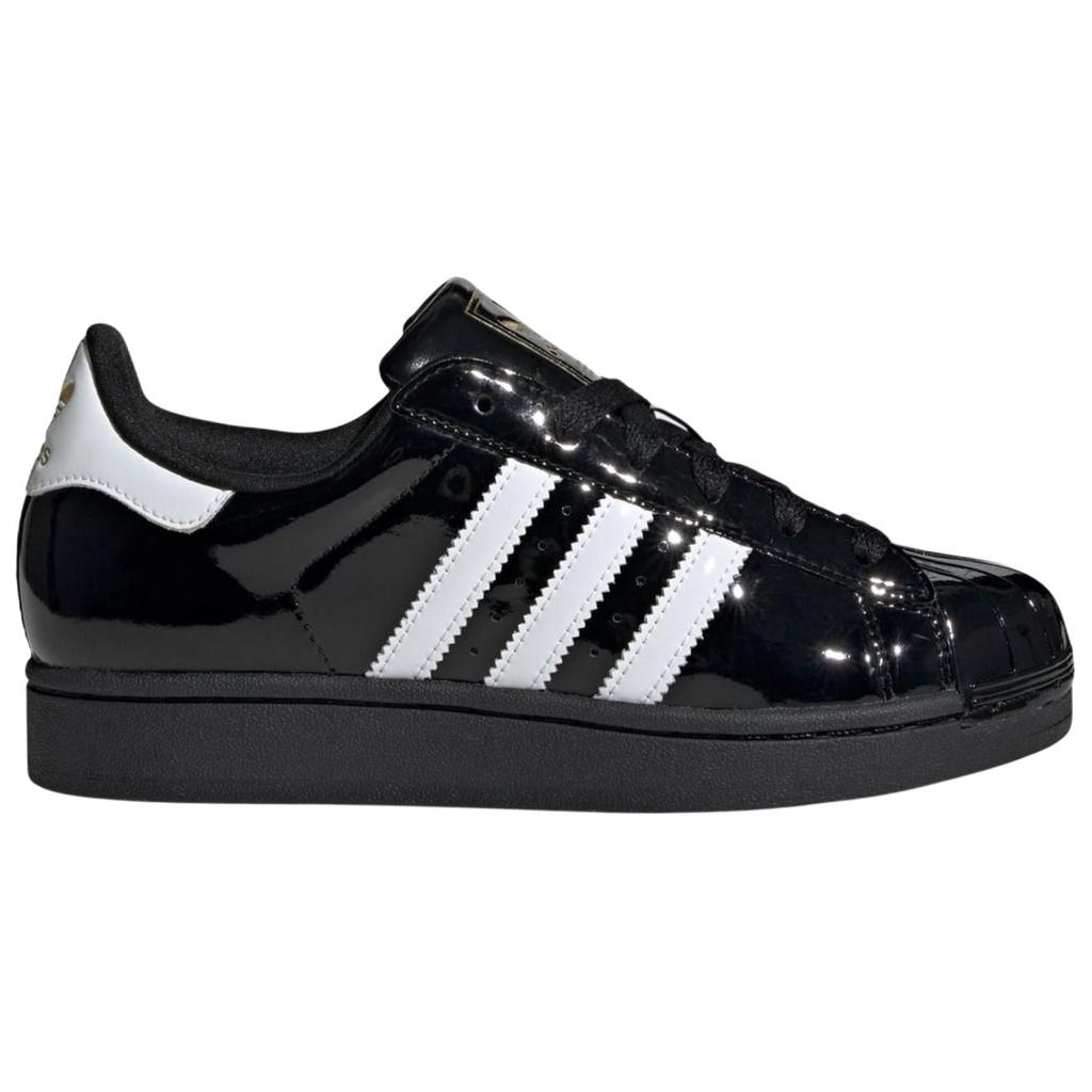 Adidas Женские кроссовки Superstar 2 Core Black Cloud White Gold-Metallic JS4009