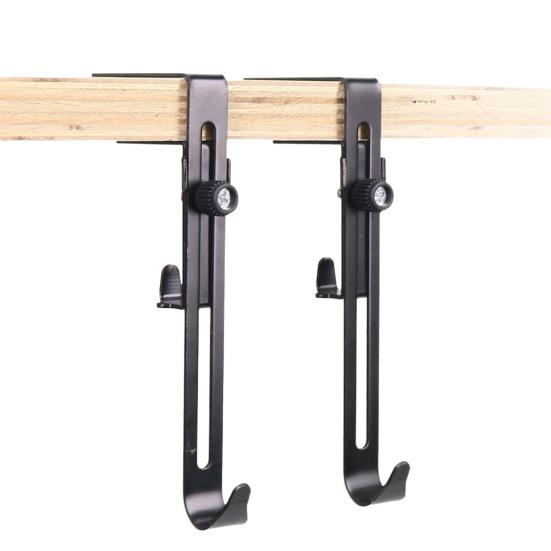 Рождественский крючок для чулка Сверхпрочный металлический крючок Держатель для чулка на каминной полке Регулируемый крючок для рождественской гирлянды для украшения дома, каминной полки, вечеринки