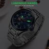 Top Brand Luxury With Box Men Watch Business Men's Watch Multifunctional Dual Calendar Waterproof Steel Strap Men Quartz Watches