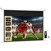 Projector Screen 212 x 150 cm 120 Inch 16:9 HD 4K Electric Projection Screen with Remote Control, White