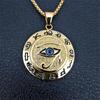 1 Pcs Zinc Alloy Alloy Pendant Necklace Horus Eye God's Eye Necklace Amulet Necklace  Woman's