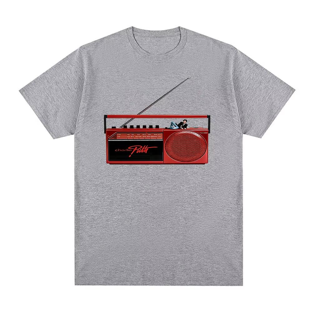 2026 NEW Charlie Puth 100 Cotton Tshirt Classic Graphic Print Unisex Tour Casual Streetwear Spring Oversized T Shirt