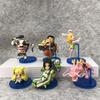 6 шт. Аниме One Piece Фигурка Луффи Сабо Боа Хэнкок ПВХ Модель Статуя Коллекция Украшение Игрушка Подарок