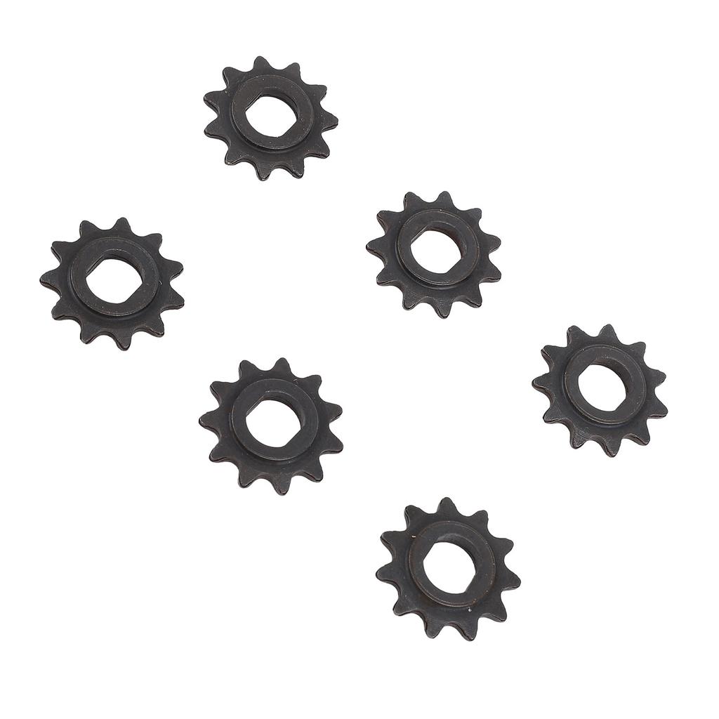 6 шт. Звездочки двигателя 25H 11T 10 мм Стальные Звездочка двигателя электросамоката Цепное колесо с H