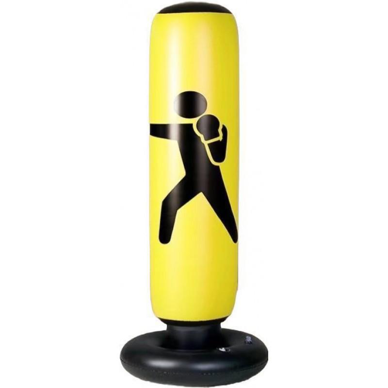 Kids Inflatable Boxing Punching Bag Home Training Stand-Up Martial Arts Practice Toy Children Teens