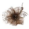 Flower Cocktail Wedding Feathers Hair Clip Alice Headband Clip Fascinator Hat Tea Party Headband