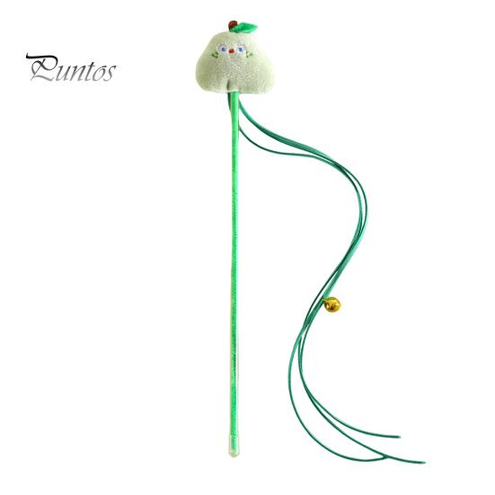 Игрушка-палочка для кошек, интерактивная устойчивая к укусам плюшевая палочка с мультяшными фруктами, палочка для кошек, привлекает внимание, игрушка-палочка для котенка, игрушка-палочка для игр