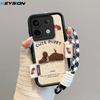 KEYSION Мультяшный Милый Плюшевый Вышитый Чехол для Xiaomi POCO X6 со Шнурком Силиконовый Противоударный Чехол для Телефона для Redmi Note 13 Pro 5G