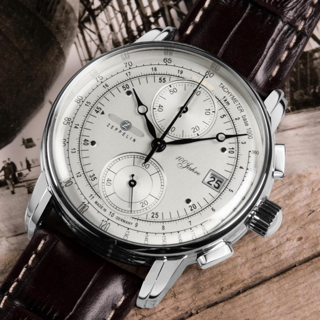 ZEPPELIN Watch 100th Anniversary Ivory Dial 86701 Imported [Zeppelin] Men's [Regular Product]