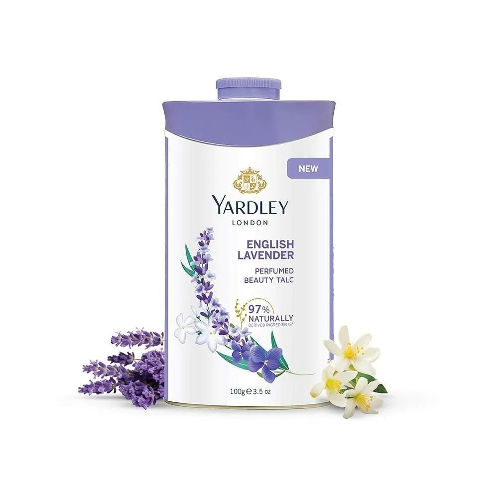 Тальк Yardley 100 г 1 упаковка Английская лаванда Yardley London Английская лаванда Парфюмированный Дезодорирующий