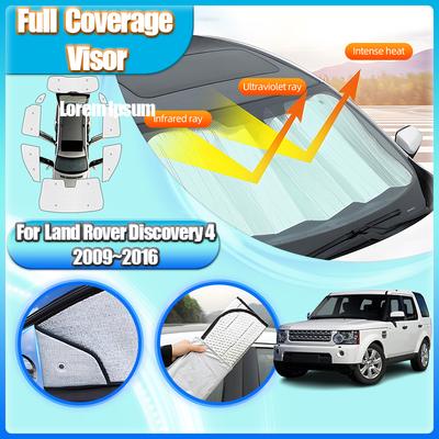Для Land Rover Discovery 4 Аксессуары L319 LR4 2009~2016 Автомобильные Козырьки на Окна Солнцезащитные Козырьки на Лобовое Стекло Защита от УФ Лучей Автоаксессуары