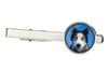 Siberian Husky, Chukcha - cufflinks and tie with your photo, a suit decoration, men's jewelry from the Art-Dog brand.
