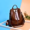 Большая емкость противоугонный женский рюкзак мягкий кожаный ПУ рюкзак для отдыха на открытом воздухе женский