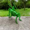 Handmade Ornaments Aluminium Wire Grasshopper Craft Lightweight Handicrafts Simulation Insect Statue Modern Style Home Decor