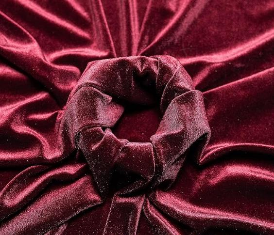 Multi Color 100% Pure Silk Velvet Fabric Solid Color for Garment From China Factory Direct with Price
